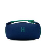 Hermès Vintage Pre-owned Canvas necessrer Blue, Dam