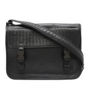 Bottega Veneta Vintage Pre-owned Laeder axelremsvskor Black, Dam