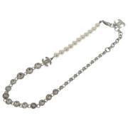 Chanel Vintage Pre-owned Metall chanel-smycken Gray, Dam