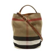 Burberry Vintage Pre-owned Canvas handvskor Multicolor, Dam