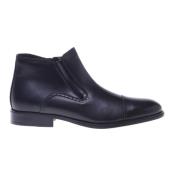 Baldinini Ankle boots in black leather Black, Herr