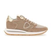 Philippe Model Beige Sneakers Paris Stil Beige, Dam