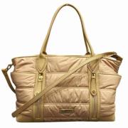 Burberry Vintage Pre-owned Nylon axelremsvskor Beige, Dam