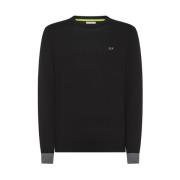 Sun68 Stiliga O-Neck Jumpers Black, Herr