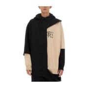 MM6 Maison Margiela Bomull Polyester Hoodie Tillverkad i Italien Multi...