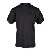 Dsquared2 Svart kortärmad rund hals T-shirt Black, Herr