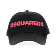 Dsquared2 Klassisk Baseball Cap med Hard Visor Black, Dam