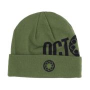 Octopus Octopus Logo Beanie Army Hat Green, Herr