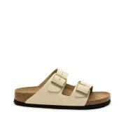 Birkenstock Beige Sommarsandaler för Kvinnor Beige, Dam