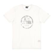 New Era Essential Visor Sticker Tee Herr T-Shirt White, Herr