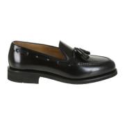 Berwick Svart Läder Tassel Loafer Black, Herr