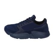 Kazar Studio Herr Textil Sneakers Blue, Herr