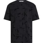 Calvin Klein Svarta T-shirts och Polos Modern Stil Black, Herr