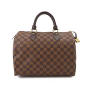 Louis Vuitton Vintage Pre-owned Canvas louis-vuitton-vskor Brown, Dam