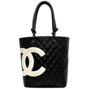 Chanel Vintage Pre-owned Laeder chanel-vskor Black, Dam