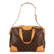 Louis Vuitton Vintage Pre-owned Canvas handvskor Brown, Dam