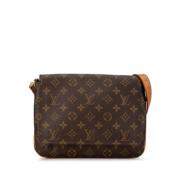 Louis Vuitton Vintage Pre-owned Canvas louis-vuitton-vskor Brown, Dam