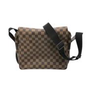 Louis Vuitton Vintage Pre-owned Tyg louis-vuitton-vskor Brown, Dam