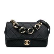 Chanel Vintage Pre-owned Laeder chanel-vskor Black, Dam