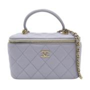 Chanel Vintage Pre-owned Laeder chanel-vskor Purple, Dam