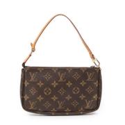 Louis Vuitton Vintage Pre-owned Canvas handvskor Brown, Dam