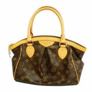 Louis Vuitton Vintage Pre-owned Tyg louis-vuitton-vskor Brown, Dam