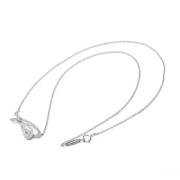 Tiffany & Co. Pre-owned Pre-owned Vitt guld halsband Gray, Dam