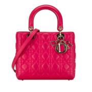 Dior Vintage Pre-owned Laeder handvskor Pink, Dam