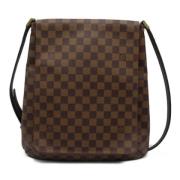 Louis Vuitton Vintage Pre-owned Tyg louis-vuitton-vskor Brown, Dam