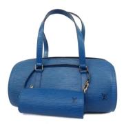 Louis Vuitton Vintage Pre-owned Tyg louis-vuitton-vskor Blue, Dam