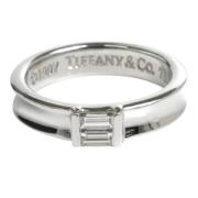 Tiffany & Co. Pre-owned Pre-owned Vitt guld ringar Gray, Dam