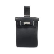 Hermès Vintage Pre-owned Laeder crossbodyvskor Black, Dam