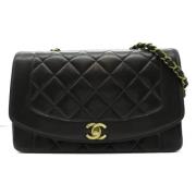 Chanel Vintage Pre-owned Laeder axelremsvskor Black, Dam