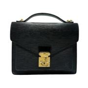 Louis Vuitton Vintage Pre-owned Laeder handvskor Black, Dam