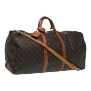 Louis Vuitton Vintage Pre-owned Canvas resvskor Brown, Dam