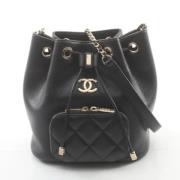 Chanel Vintage Pre-owned Laeder chanel-vskor Black, Dam