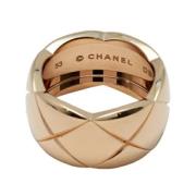 Chanel Vintage Pre-owned Roseguld chanel-smycken Yellow, Dam