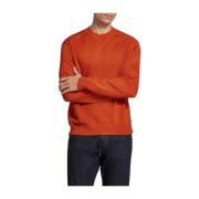 Armani Exchange Orange Crew Neck Sweater Orange, Herr