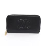 Chanel Vintage Pre-owned Tyg plnbcker Black, Dam