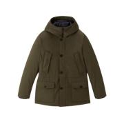 Woolrich Arctic Stretch Dunparka Mörkgrön Green, Herr