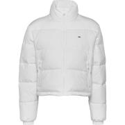 Tommy Jeans Vit Quiltad Jacka Aw24 White, Dam