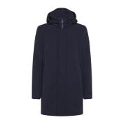 Peuterey Minimalistisk Teknisk Tre-Lagers Trenchcoat Blue, Herr