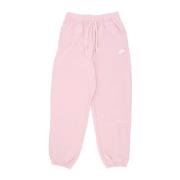 Nike Rosa Club Fleece Oversized Byxor Pink, Dam