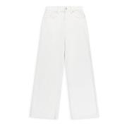 Axel Arigato Clara Wide-Leg Jeans White, Dam