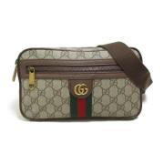 Gucci Vintage Pre-owned Canvas gucci-vskor Beige, Dam