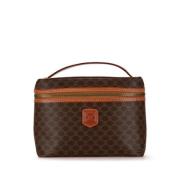 Celine Vintage Pre-owned Tyg kuvertvskor Brown, Dam