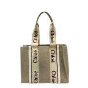 Chloé Pre-owned Pre-owned Tyg totevskor Beige, Dam