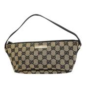 Gucci Vintage Pre-owned Canvas gucci-vskor Brown, Dam