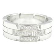 Cartier Vintage Pre-owned Vitt guld ringar Gray, Dam