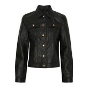 Btfcph Denimjacka Svart med Guld Accents Black, Dam